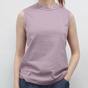 Tank Pink White Tank Top Sleeveless S/S