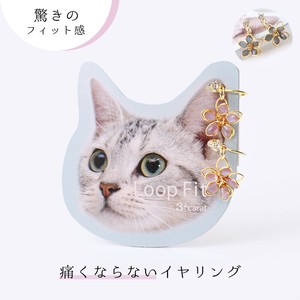 Clip-On Earrings Earrings Nickel-Free Flower Made in Japan