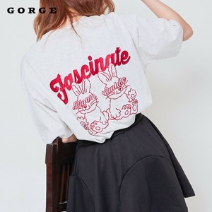 ラビット刺しゅうTシャツ