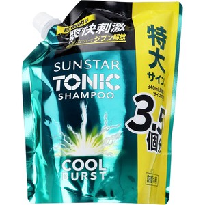 サンスタートニックシャンプー COOL BURST 詰替用 特大サイズ 1200mL