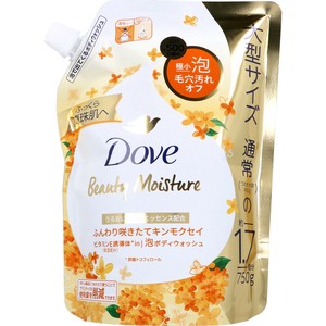 ダヴ ビューティーモイスチャー 泡ボディウォッシュ キンモクセイ 詰替用 750g