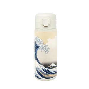 Water Bottle One Push The Great Wave off Kanagawa 350ml