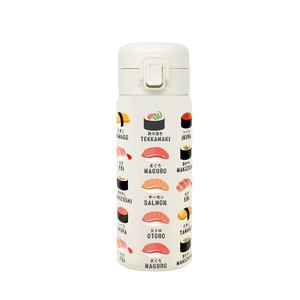 Water Bottle One Push Sushi 350ml