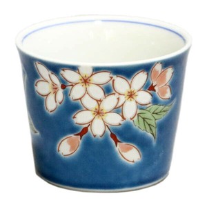 青郊窑 九谷烧 茶杯 四季 日本制造 5件 1组 日本制造