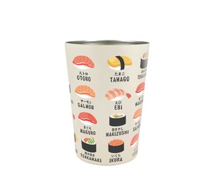 Cup/Tumbler Vacuum Insulated Double-Walled Sushi 450ml