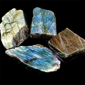ラブラドライト1個 マグネット Labradorite マダガスカル産 原石【ランダム発送】
