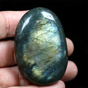 ラブラドライト1個 マグネット Labradorite マダガスカル産 原石