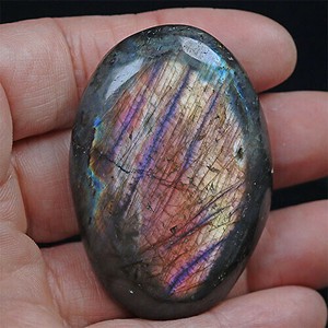 ラブラドライト1個 マグネット Labradorite マダガスカル産 原石