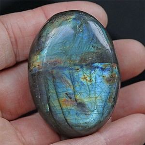 ラブラドライト1個 マグネット Labradorite マダガスカル産 原石