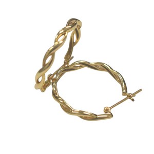金耳针耳环（黄金） Design 略大 10克拉