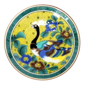 青郊窑 九谷烧 小餐盘 豆皿/小碟子 日本制造 5件 1组 日本制造