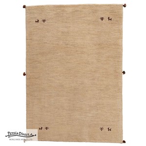 ギャッベ ペルシャ イラン オーガニックウール ラグ 絨毯 ラグサイズM（約150×200cm）G1459　142×202cm