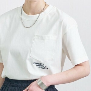 ★ポケット英字ロゴ刺繍Tシャツ　SS【2025新作】
