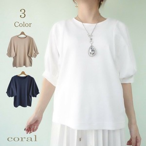 T-shirt T-Shirt Puff Sleeve Cut-and-sew Made in Japan