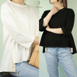 【2025夏新作】接触冷感 飾らないおしゃれ レイヤード デザイン トップス Tシャツ