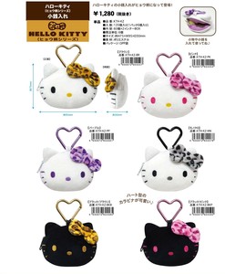 ★【6月中旬入荷予定】サンリオ　ハローキティ　ヒョウ柄シリーズ　小銭入れ　KTH-KZ