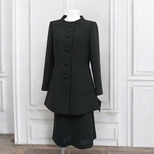 Jacket Tunic Bottle Neck black Formal