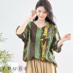 T-shirt Ethnic Pattern Cotton Drawstring [2025 NEW]