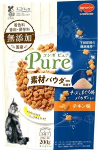コンボ　ピュア　キャット　チキン味　チーズ&まぐろ節　パウチ 200g