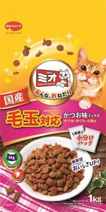 ミオドライミックス　毛玉対応　かつお味 1kg
