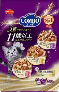 コンボ　キャット　11歳以上　毛玉対応アソート 600g