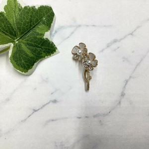 Brooch Pearl Flower Rhinestone Flowers Brooch