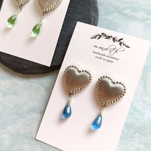 シルバーハート【handmade】ピアス