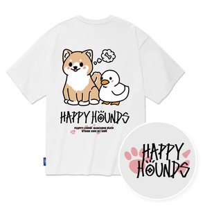 【2025春夏新作】SHIBA&DUCKイラストTシャツ
