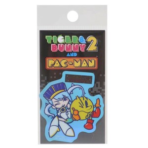 【ステッカー】TIGER＆BUNNY2 and PAC-MAN ホログラムステッカー ブルーローズ×パックマン