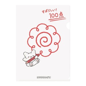 【A4クリアファイル】はなまるおばけ クリアファイル A4 はなまる