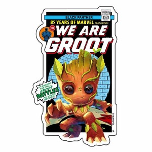 【ステッカー】WE ARE GROOT ダイカットステッカー A