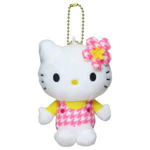 【マスコット】ハローキティ ミニぬいぐるみボールチェーン カオハナ PK
