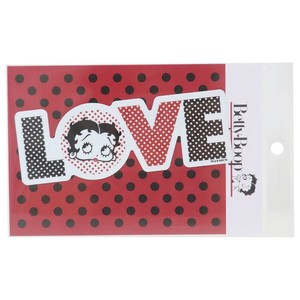 【ステッカー】ベティブープ ビッグサイズステッカー LOVE