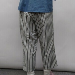 七分裤 宽松休闲裤 竖纹 春夏