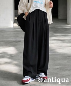 [antiqua] Denim Full-Length Pant Ladies fashion Straight Pants Bottoms Long