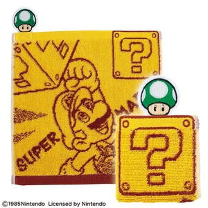 任天堂 マリオ 1アップキノコ ミニタオル