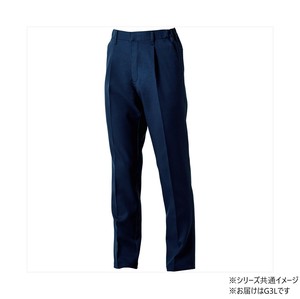 桑和 9522-09 スラックス(ワンタック.脇ゴム) G3Lサイズ ネイビー(1) SOWA