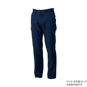 桑和 9668-98 カーゴパンツ(ノータック.脇ゴム) Mサイズ ネイビー(1) SOWA