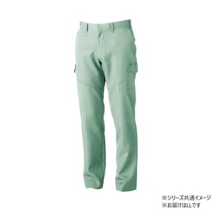 桑和 9668-98 カーゴパンツ(ノータック.脇ゴム) LLサイズ モスグリーン(107) SOWA