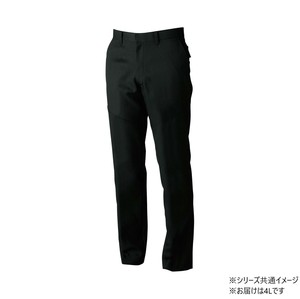 桑和 9669-99 スラックス(ノータック.脇ゴム) 4Lサイズ ブラック(4) SOWA