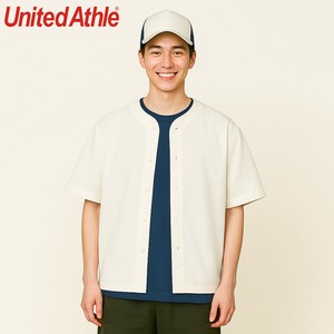 ＜2025春夏新商品＞United Athle 8.5オンス コットン ベースボールシャツ