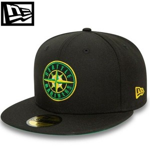 【海外限定】5950  NEW ERA ニューエラ 59fifty シアトルマリナーズ 40周年記念カスタムキャップ