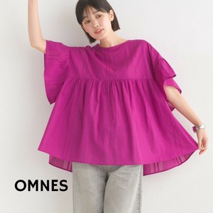 Button Shirt/Blouse Short-Sleeved Blouse Cotton S/S