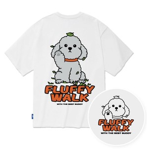 【2025春夏新作】FLUFFYプードルイラストTシャツ