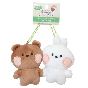【マスコット】LINE FRIENDS minini なかよしマスコット ブニニ＆コニニ