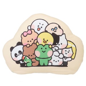 【クッション】LINE FRIENDS minini もちもちダイカットクッション GR