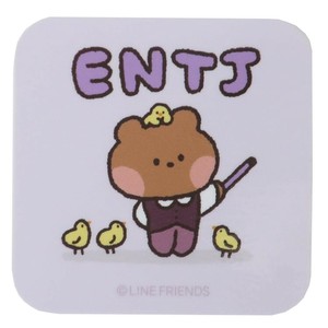 【ステッカー】LINE FRIENDS minini MBTIステッカー ブニニA ENTJ