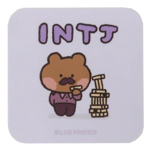 【ステッカー】LINE FRIENDS minini MBTIステッカー ブニニB INTJ