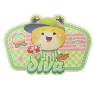 【ステッカー】カラフルピーチ トラベルステッカー ダイナー シヴァ