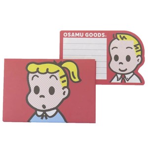【レターセット】オサムグッズ ダイカットミニレター 赤
